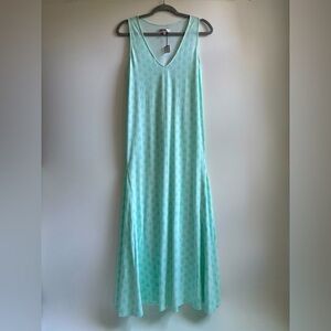 Peter Millar Sleeveless Maxi Dress Light Blue Size Small